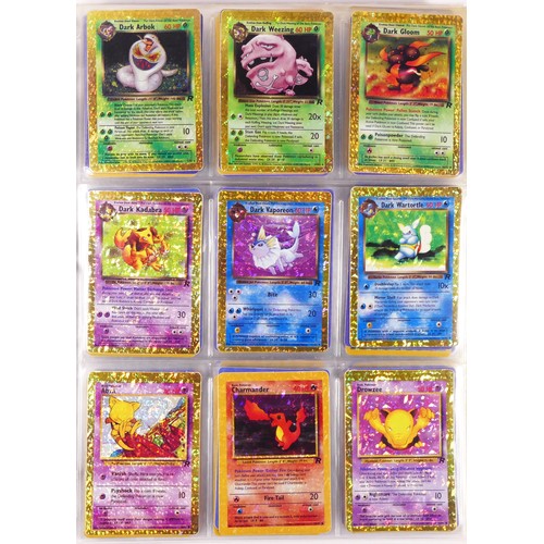 239 - A album of approximately 400 Pokémon and Digimon mini Holographic sticker cards, including Pokémon m... 