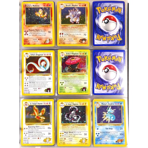 240 - A album of approximately 940 Pokémon cards, including cards from Base Set 1 (1999) complete set of 1... 