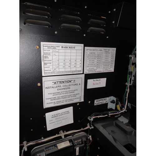 245 - A Barcrest Games electronic fruit machine, All Fired Up (serial No B3419), with a £5 jackpot, cabine... 