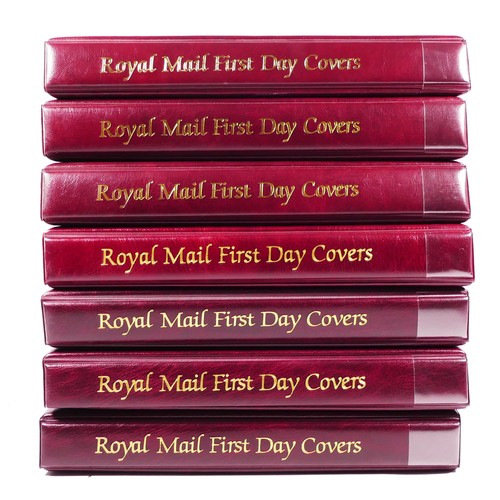 288 - Eight albums of FDC (first day covers), ranging from May 1981 through October 2015, with themes rela... 