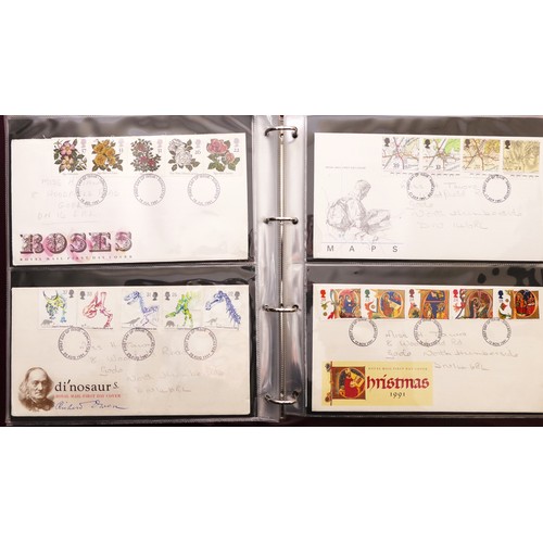 288 - Eight albums of FDC (first day covers), ranging from May 1981 through October 2015, with themes rela... 