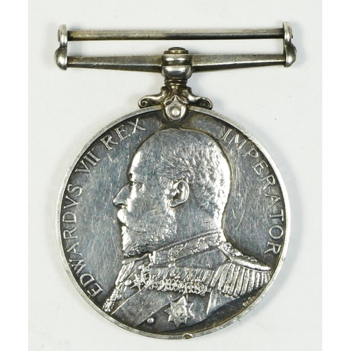 303 - Edward VII Navy Long Service medal, awarded to 350398 C. W. Morrison, S.B. Steward, H.M.S. Caesar.