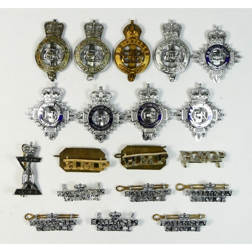 319 - A collection of Edward VIII - Elizabeth H.M. Prison badges.