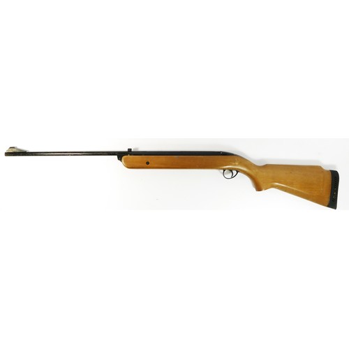 341 - A BSA Mercury air rifle, stamped ZA 3687, with rubberised butt stock