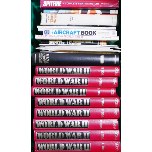 349 - World War II by Orbis, volumes 1 through 8, together with History Of The Second World War part works... 