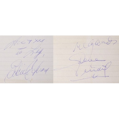 278 - Eddie Cochran/Gene Vincent signatures, 