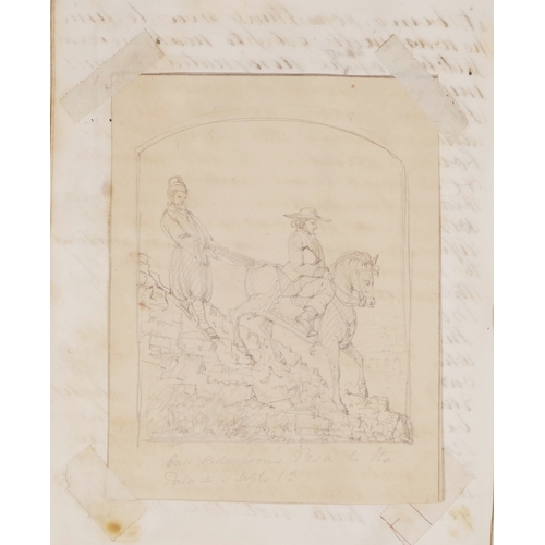 280 - Book. Manuscript biography of sculptor John Thomas by his brother Robert Thomas. 90 leaves written o... 