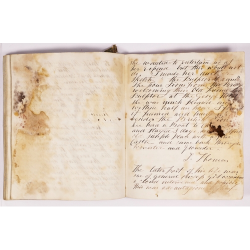 280 - Book. Manuscript biography of sculptor John Thomas by his brother Robert Thomas. 90 leaves written o... 