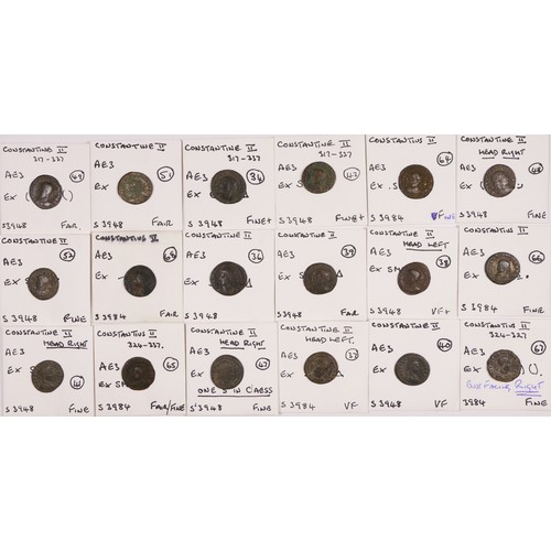 373 - Roman Imperial, Constantine II various bronze coins AF Follis (18).