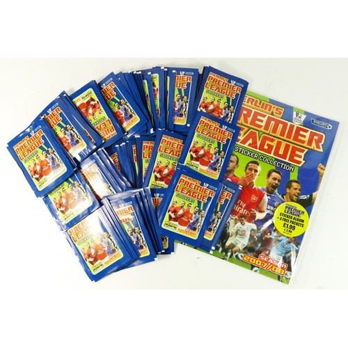 266 - A Merlin's Premier League 2007/2008 season sticker book bundle, sealed, containing the album and fou... 