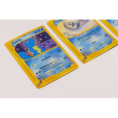 A album of approximately 400 Pokémon cards, to include 79 of 113 of the Neo  Destiny collection (1995