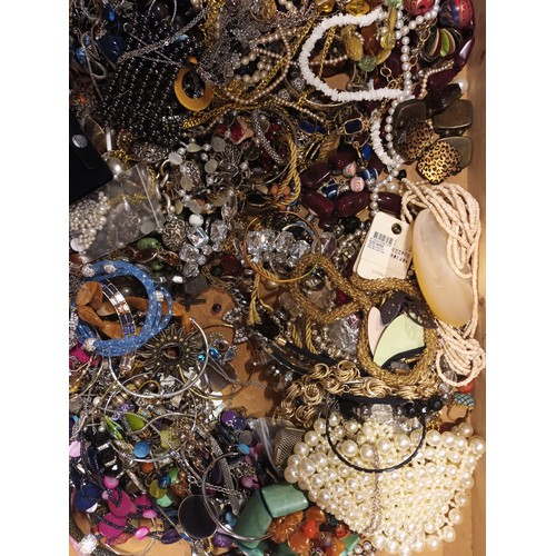 120 - A collection of costume jewellery, approx 10kg in weight.
