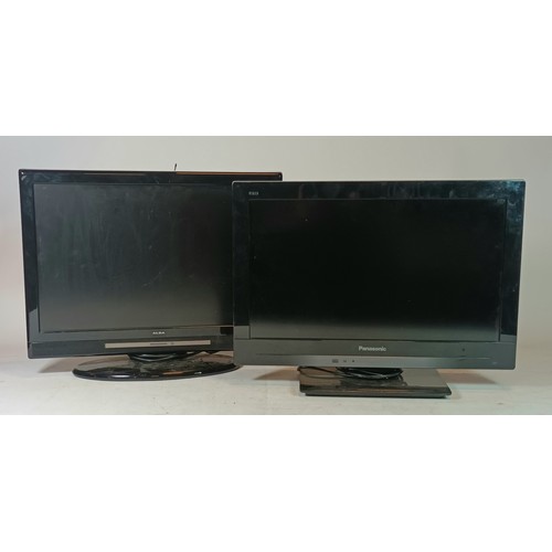 29 - A Panasonic TX-19E3B 19 inch television, together with a similar Alba television, also including an ... 