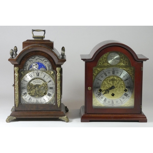 A Dutch made bracket clock, by Joh Duchesne of Amsterdam, mahogany