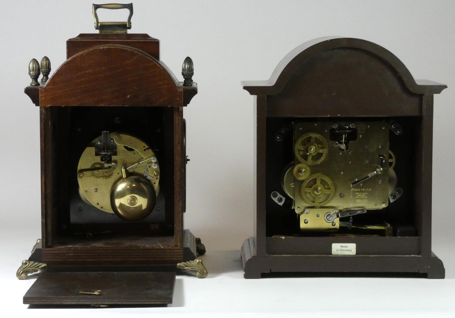 A Dutch made bracket clock, by Joh Duchesne of Amsterdam, mahogany