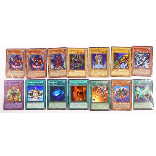 87 - A collection of Yu-Gi-Oh! trading cards, 263 in total to include three 1st edition cards and fourtee... 