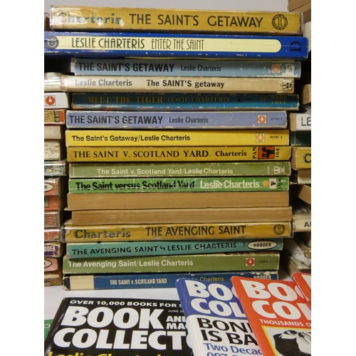 Over 60 paperback books, The Saint by Leslie Charteris, to include ...