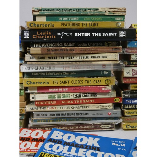 Over 60 paperback books, The Saint by Leslie Charteris, to include ...