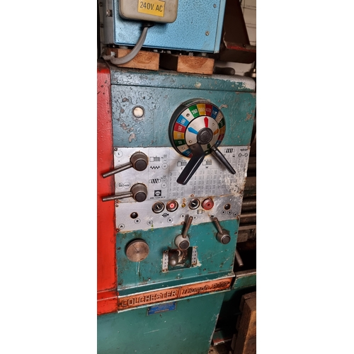 2 - A Colchester Triumph 2000 3 phase/240 volt bed lathe, with various attachments, in working order.
PL... 