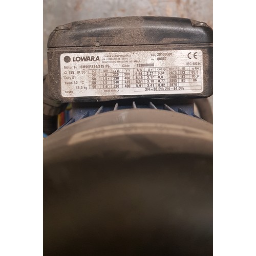 15 - A Loward pressurized pump.
Model 1016LD 180