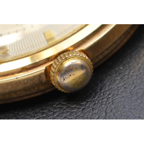 136 - Rotary, a 9ct gold manual wind gentleman's wristwatch, Birmingham 1955, the signed two tone dial wit... 