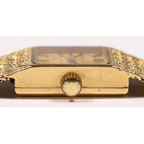 144 - Omega, a 9ct gold manual wind ladies wristwatch, London 1969, gilt dial with baton markings, the 17 ... 