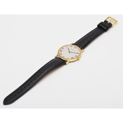 148 - Patek Philippe, Calatrava, an 18K gold manual wind gentleman's wristwatch, ref 3520, c.1965, the sil... 