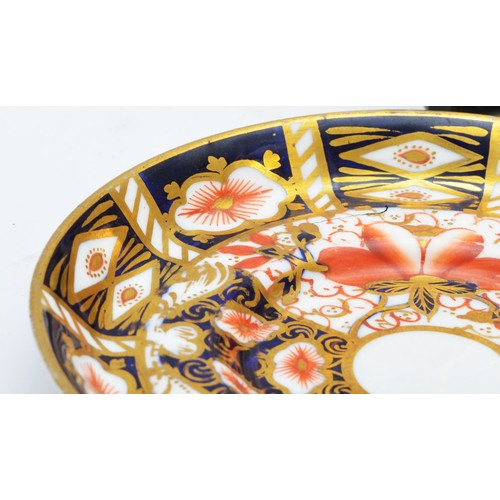 166 - A collection of Royal Crown Derby Imari pattern 1128 china, to include a side plate, 16cm, another 1... 