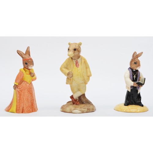 175 - Beswick, Wind in the Willows, Ratty, limited edition, 1593/2000, c.2000, Royal Doulton, Vicar Bunnyk... 