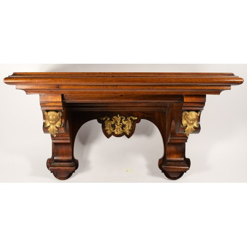 287 - R. M. Schneckenburger, an imposing 19th century mahogany ormolu-mounted chiming and striking bracket... 