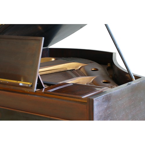 346 - John Broadwood & Sons, London - mahogany baby grand piano, c1900, straight strung with a bolted iron... 