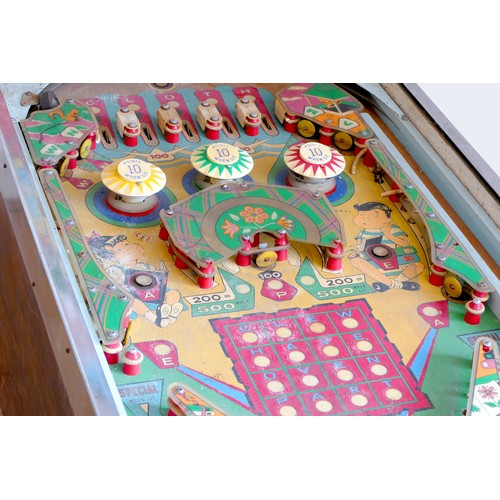 410 - A Ding Dong flipper skill game / pinball machine, by Williams, C.1968, works on a 10P coin, illumina... 