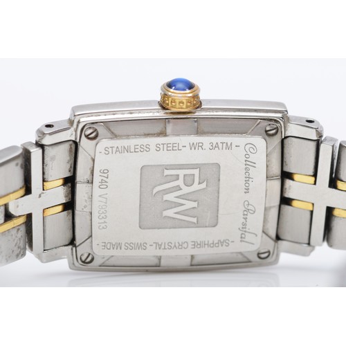 137 - A Raymond Weil Parsifal, stainless steel, yellow gold and brilliant cut diamond set quartz ladies wr... 