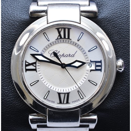 147 - A Chopard Imperiale, stainless steel quartz date gentleman's wristwatch, ref 8532, serial number 159... 