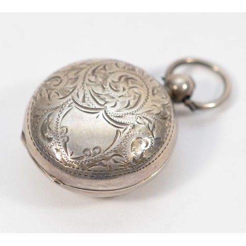 A Victorian silver sovereign case, Chester 1900, 20gm