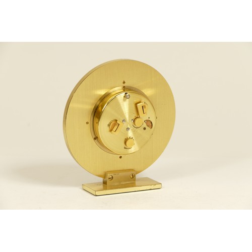 A 1950s Pontifa desk alarm clock, having a Swiss 8 day movement, boxed ...