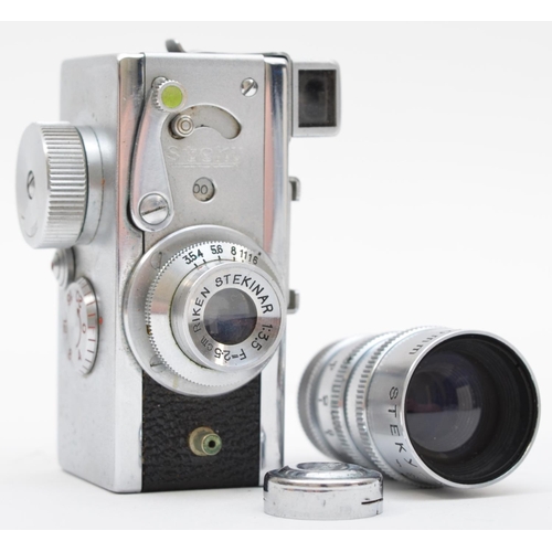 134 - A Steky 16mm sub miniature camera, model IIIB, with a Riken Stekinar 2.5mm f3.5 lens, with original ... 