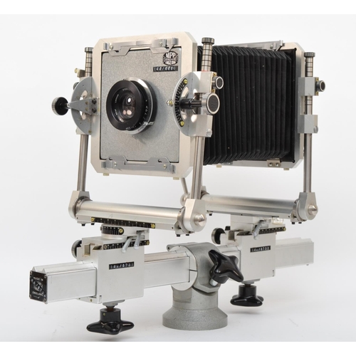 147 - A MPP Monorail large format 4x5 camera, with a Schneider-Kreuznach 90mm f6.8 lens (11 251 527) and a... 