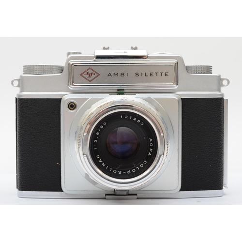 152 - A Agfa Ambi Silette 35mm film camera, with a Agfa 50mm f1.8 lens