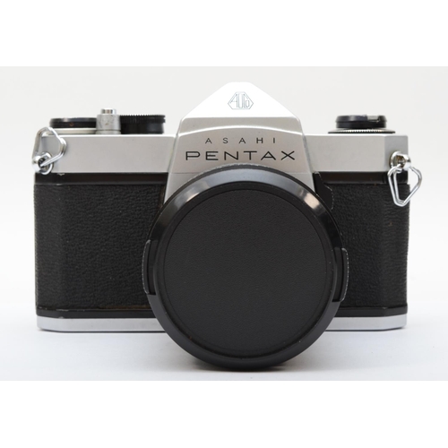 158 - A Asahi Pentax SP500 35mm film camera, with a Paragon PMC 28mm-50mm f2.8 lens