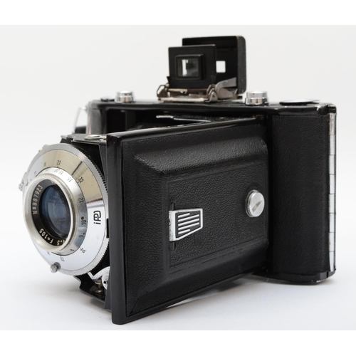 159 - A Kinax III 6x9 folding camera, with a Berthiot Special 105mm f4.5 lens