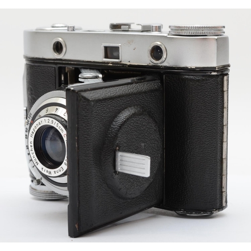 161 - A Hapo 35 folding 35mm film camera, with a Haponar 5cm f2.9 lens