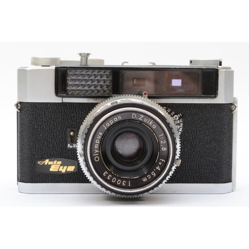 181 - A Olympus Auto Eye 35mm film camera, with a Olympus 4.5cm f2.8 lens