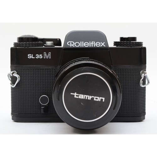 183 - A Rolleiflex SL35 M 35mm film camera, with a Tamron 28mm f2.8 lens