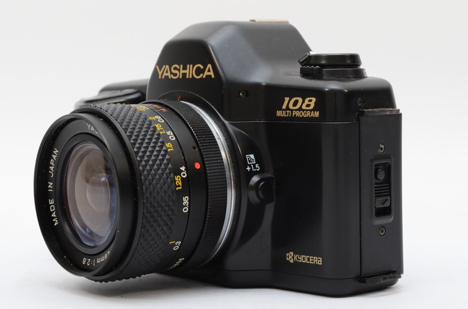 A Yashica 108 multi program 35mm film camera, with a Yashica