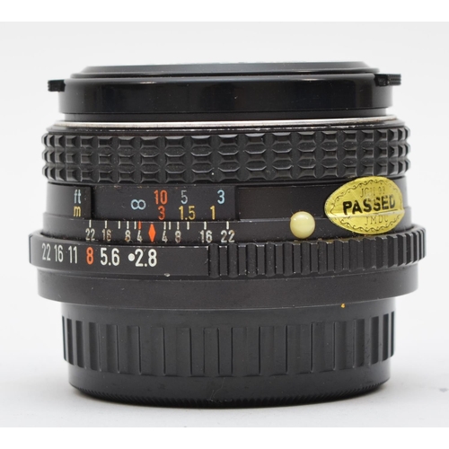 204 - A Pentax SMC 28mm f2.8 lens, working with faint hazing and dust specks in the lens