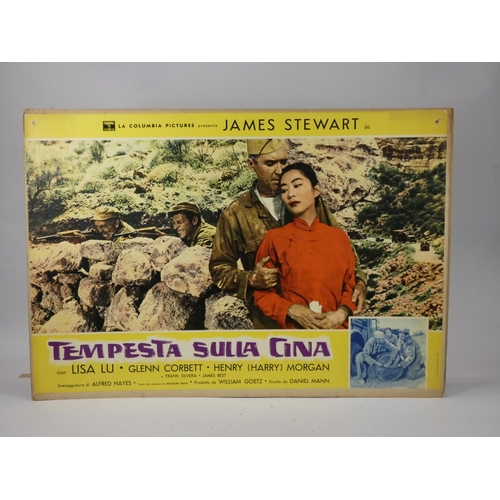 337 - A substantial collection of film and movie lobby cards, to include four large lobby cards, 69cm x 48... 