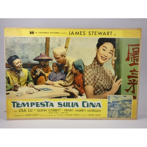 337 - A substantial collection of film and movie lobby cards, to include four large lobby cards, 69cm x 48... 