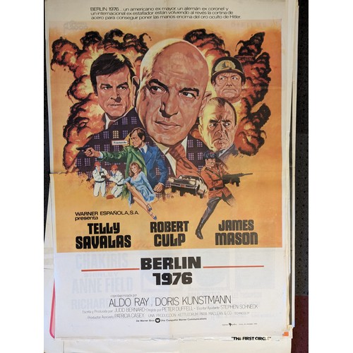 340 - Fifteen film posters, approximately 70cm x 105cm (sizes do vary), to include Silence, The Charge Of ... 