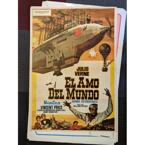 342 - Fifteen film posters, approximately 70cm x 100cm (sizes vary), to include La Furia De Jackie, Los Si... 